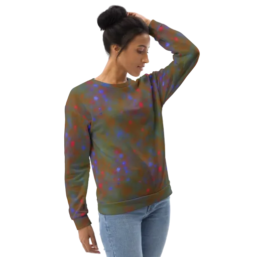 Nebula Moss on a Sweatshirt