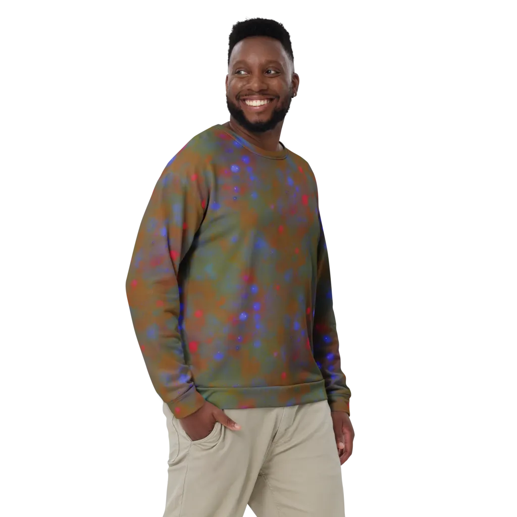 Nebula Moss on Sweatshirt — Front