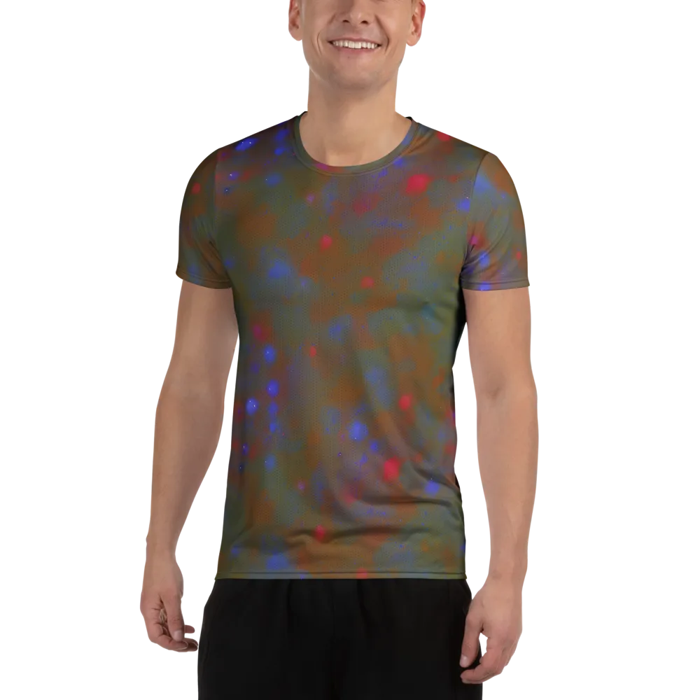 Nebula Moss on Men's Athletic T-Shirt — Front