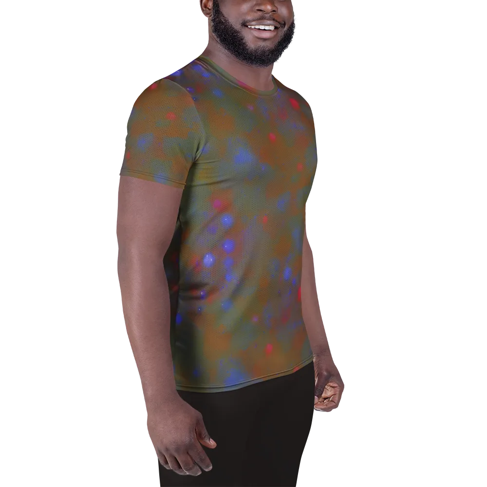 Nebula Moss on Men's Athletic T-Shirt — Right