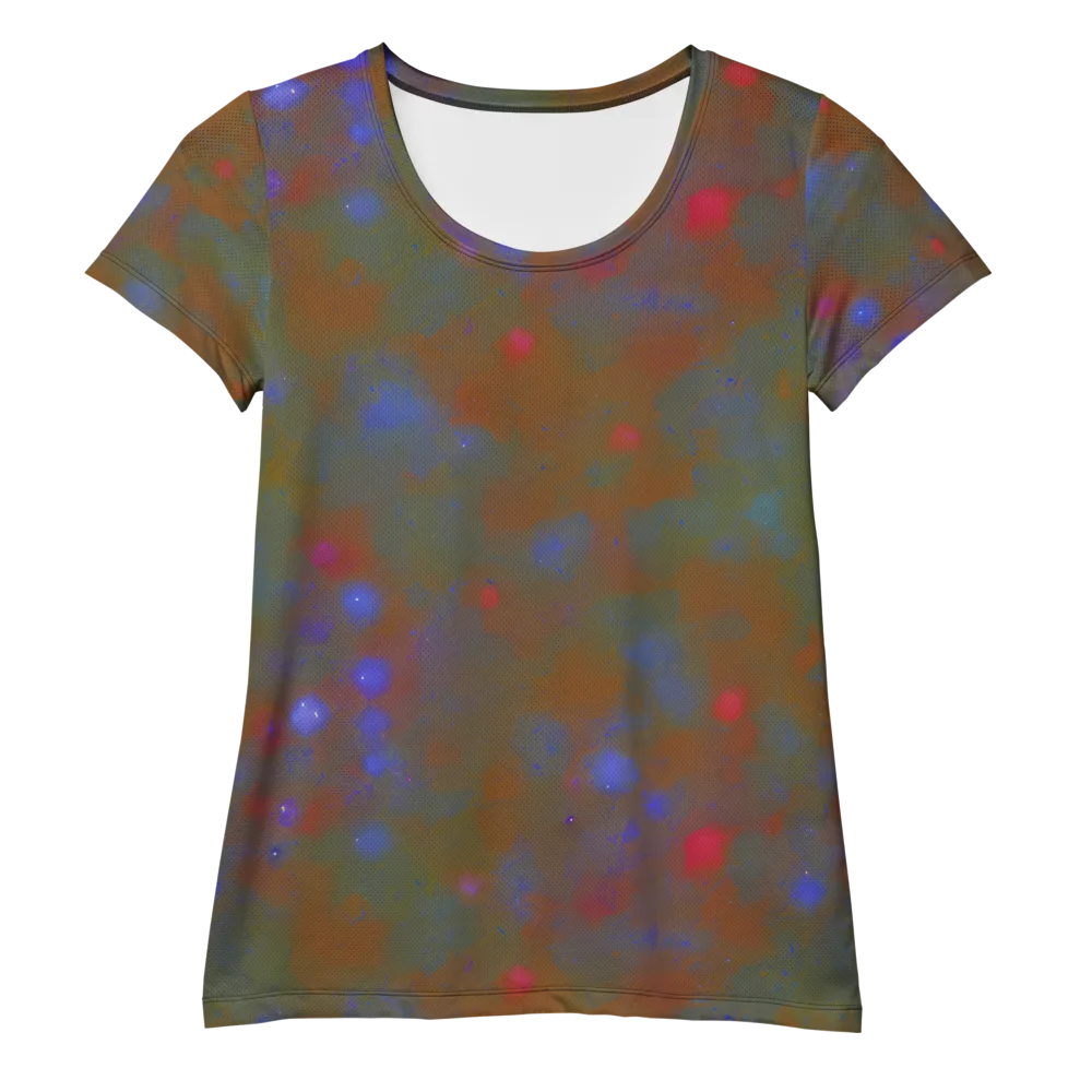 Nebula Moss on Women's Athletic T-Shirt — Front