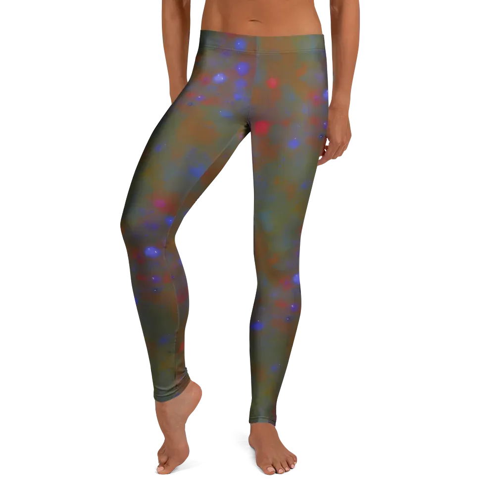 Nebula Moss on Leggings — Front