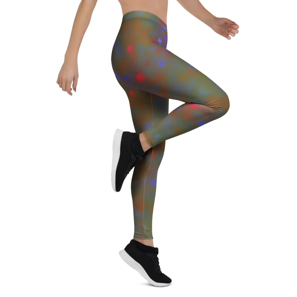 Nebula Moss on Leggings — Right