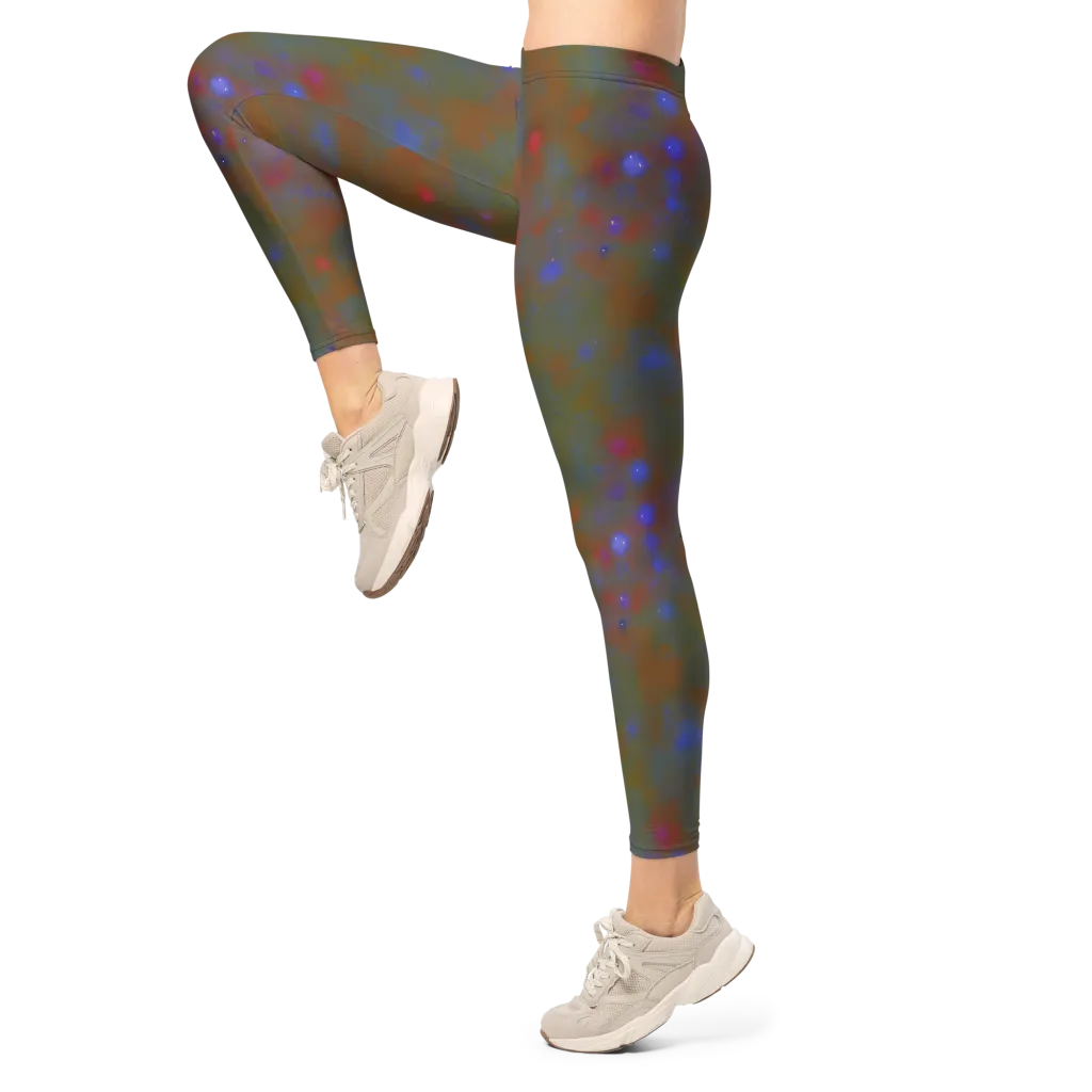 Nebula Moss on Leggings — Left