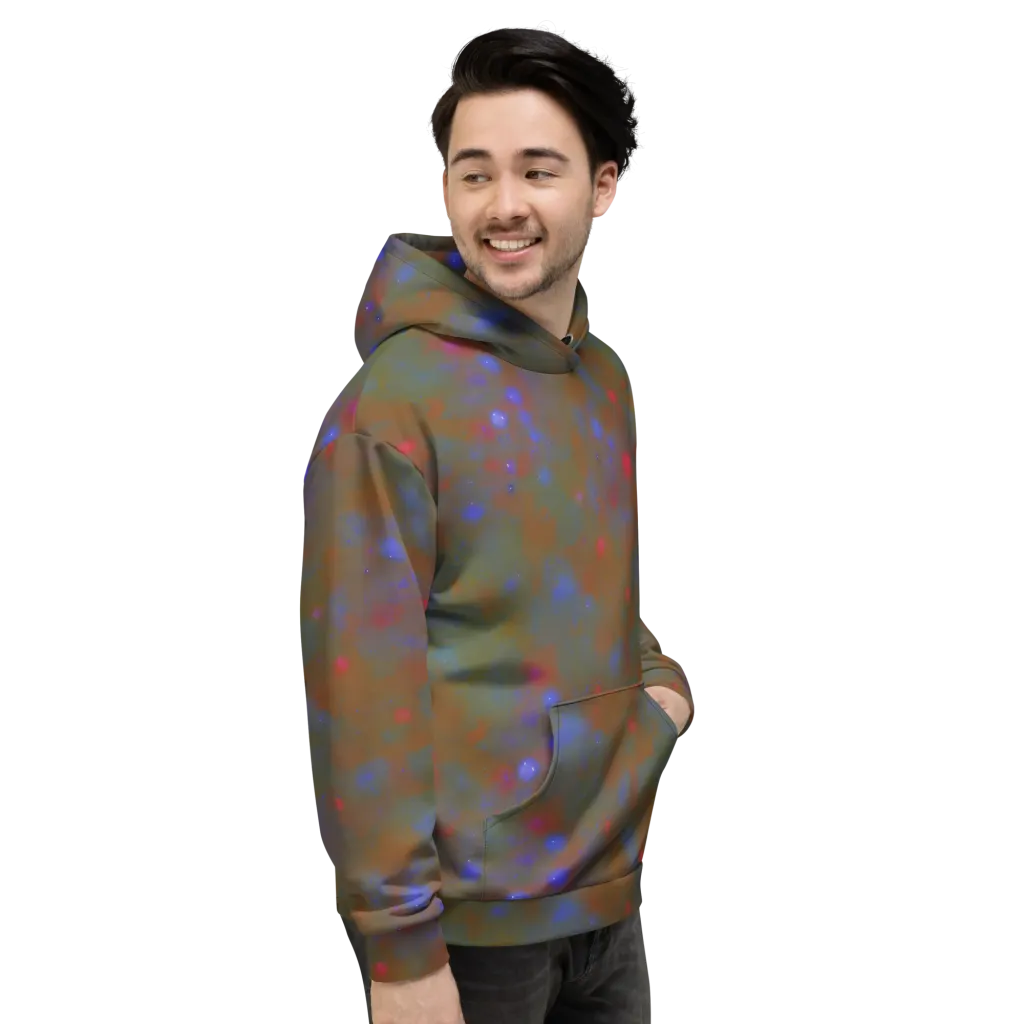 Nebula Moss on Hoodie — Right