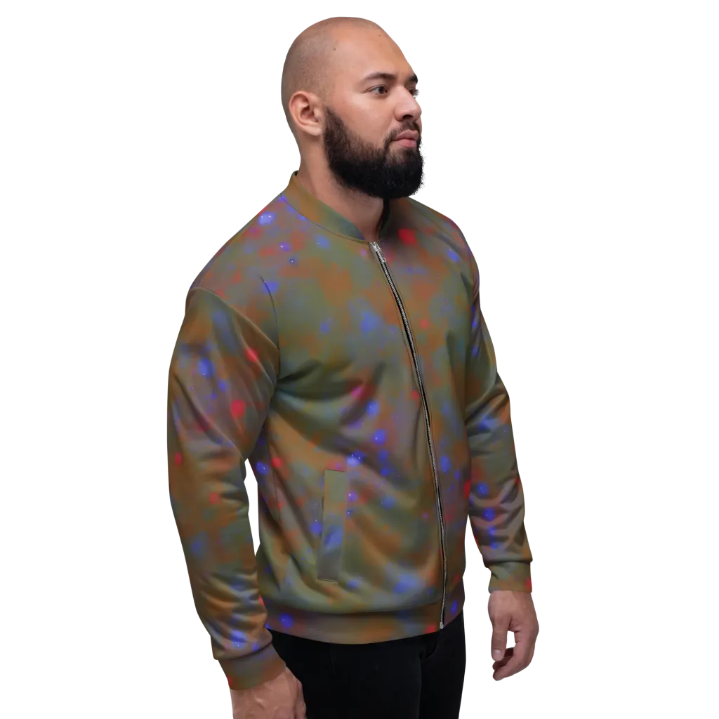 Nebula Moss on Bomber Jacket — Right