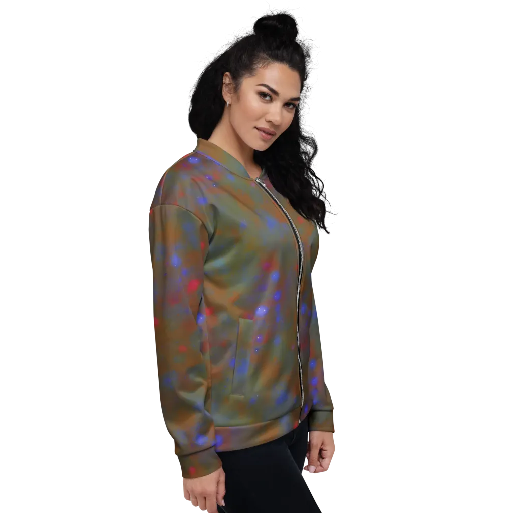 Nebula Moss on Bomber Jacket — Right