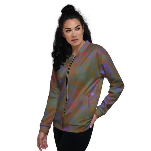 Nebula Moss on a Bomber Jacket