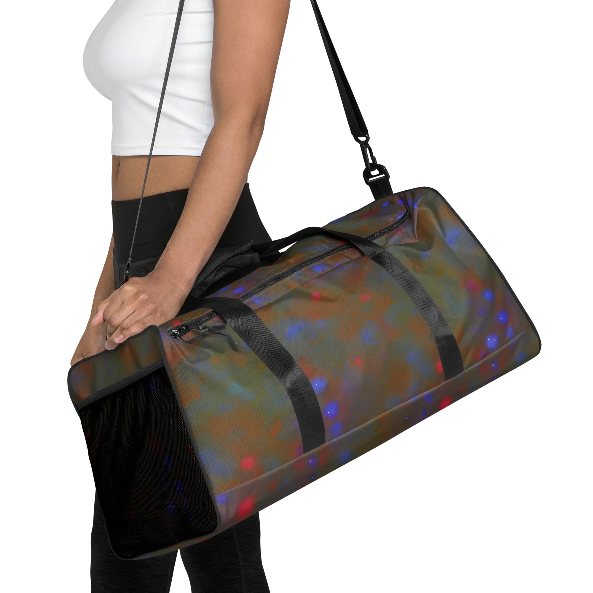 Nebula Moss on Duffle Bag — Front