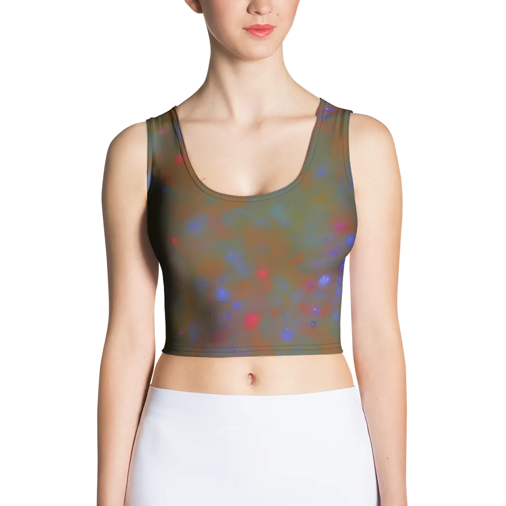 Nebula Moss on Crop Top — Front