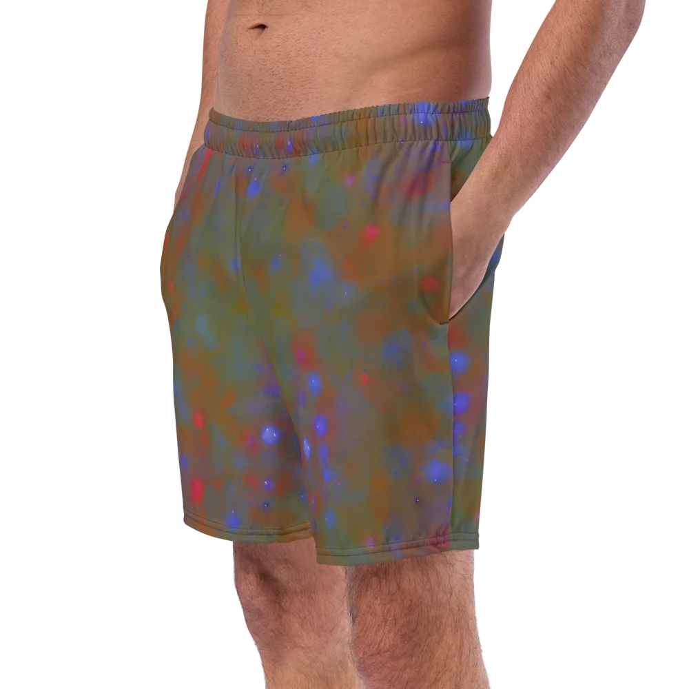 Nebula Moss on Swim Trunks — Left Front