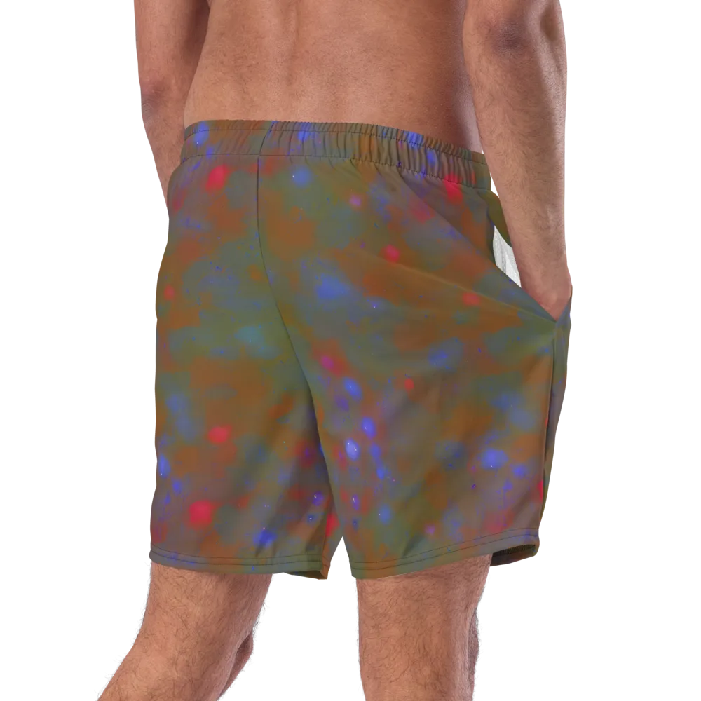 Nebula Moss on Swim Trunks — Right Back