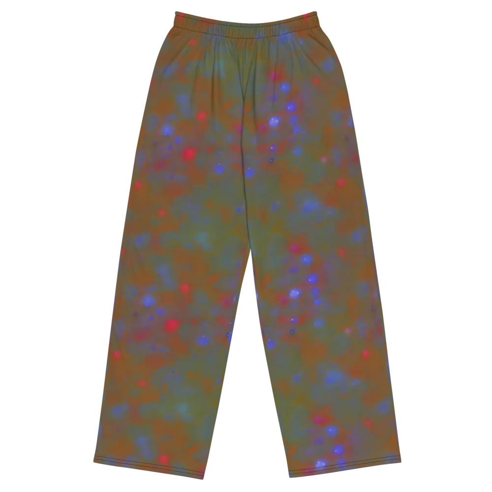 Nebula Moss on Wide-Leg Pants — Front