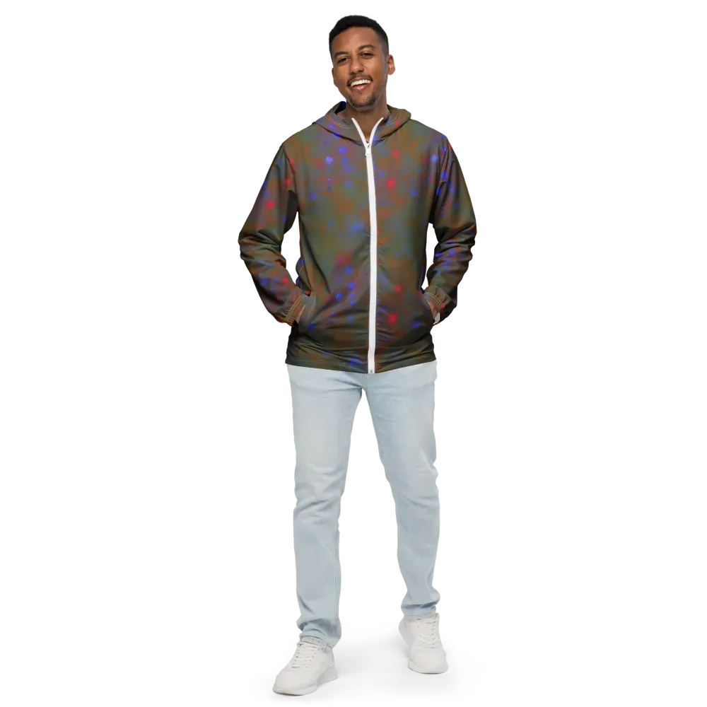 Nebula Moss on Men's Windbreaker — Front