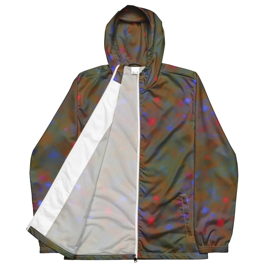 Nebula Moss on Men's Windbreaker — Front