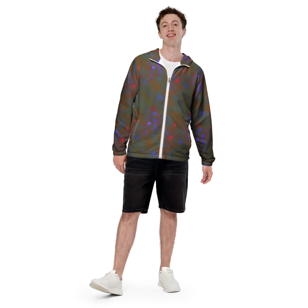 Nebula Moss on Men's Windbreaker — Front