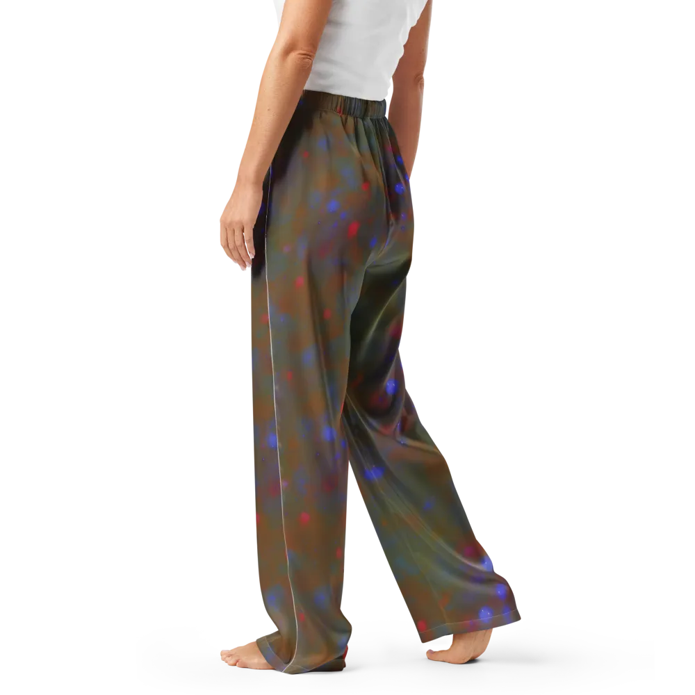 Nebula Moss on Women's Pajama Pants — Left