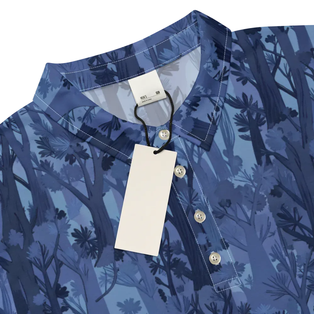 Moonlit Grove on Men's Slim Fit Polo Shirt — Product details