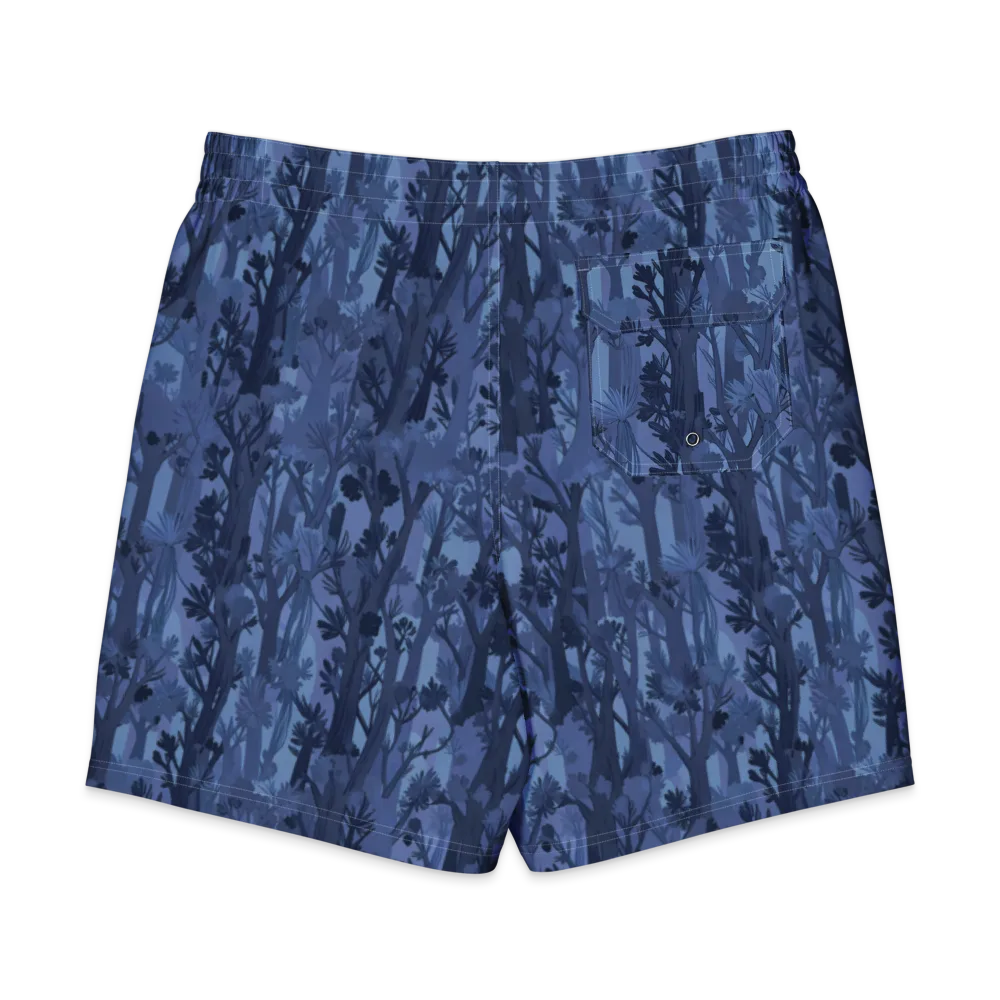 Moonlit Grove on Men's Board Shorts — Back