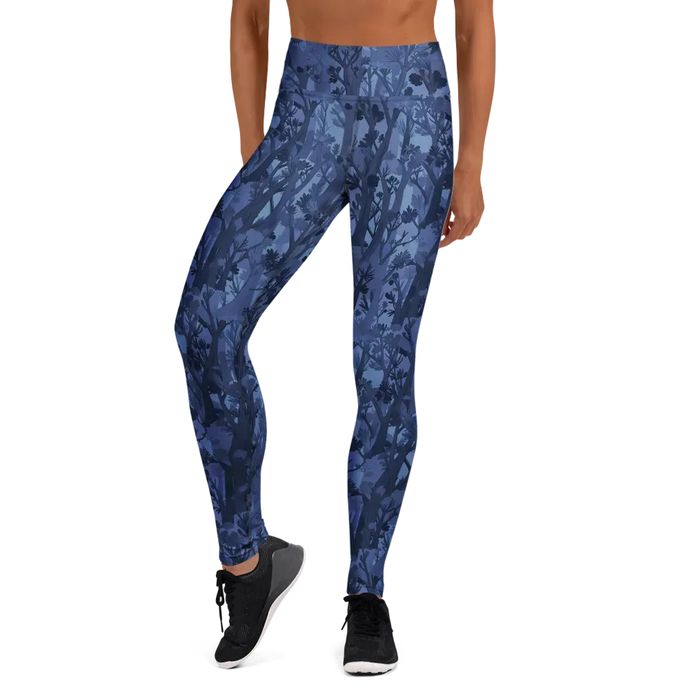 Moonlit Grove on Yoga Leggings — Front
