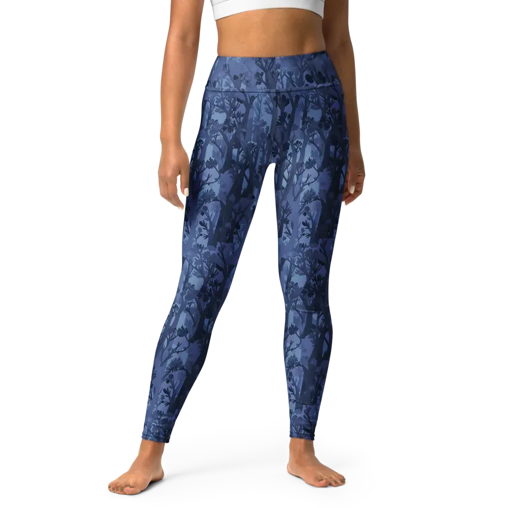 Moonlit Grove on Yoga Leggings — Front
