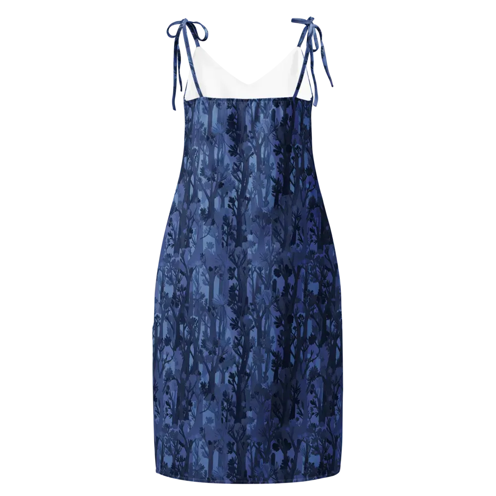 Moonlit Grove on Slip Dress — Back