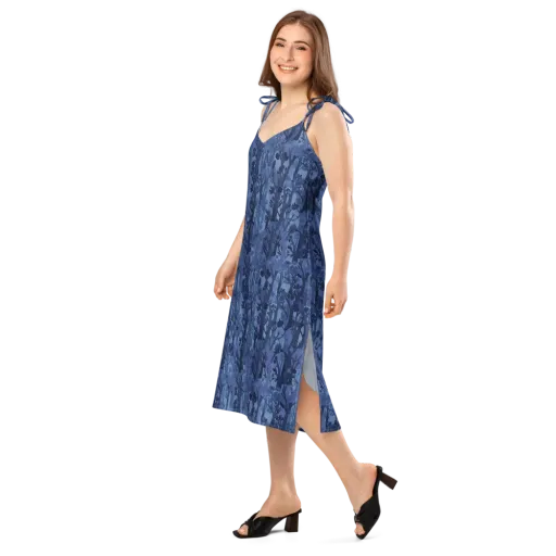 Moonlit Grove on a Slip Dress
