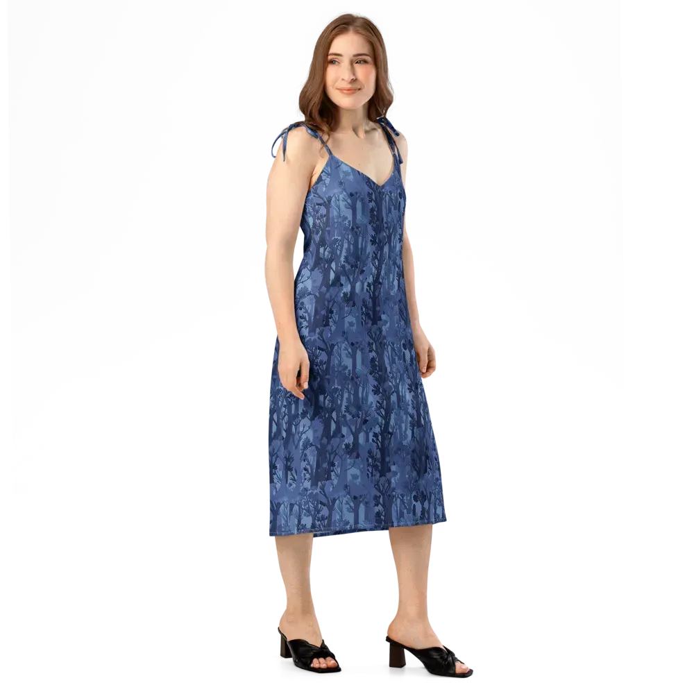 Moonlit Grove on Slip Dress — Right Front