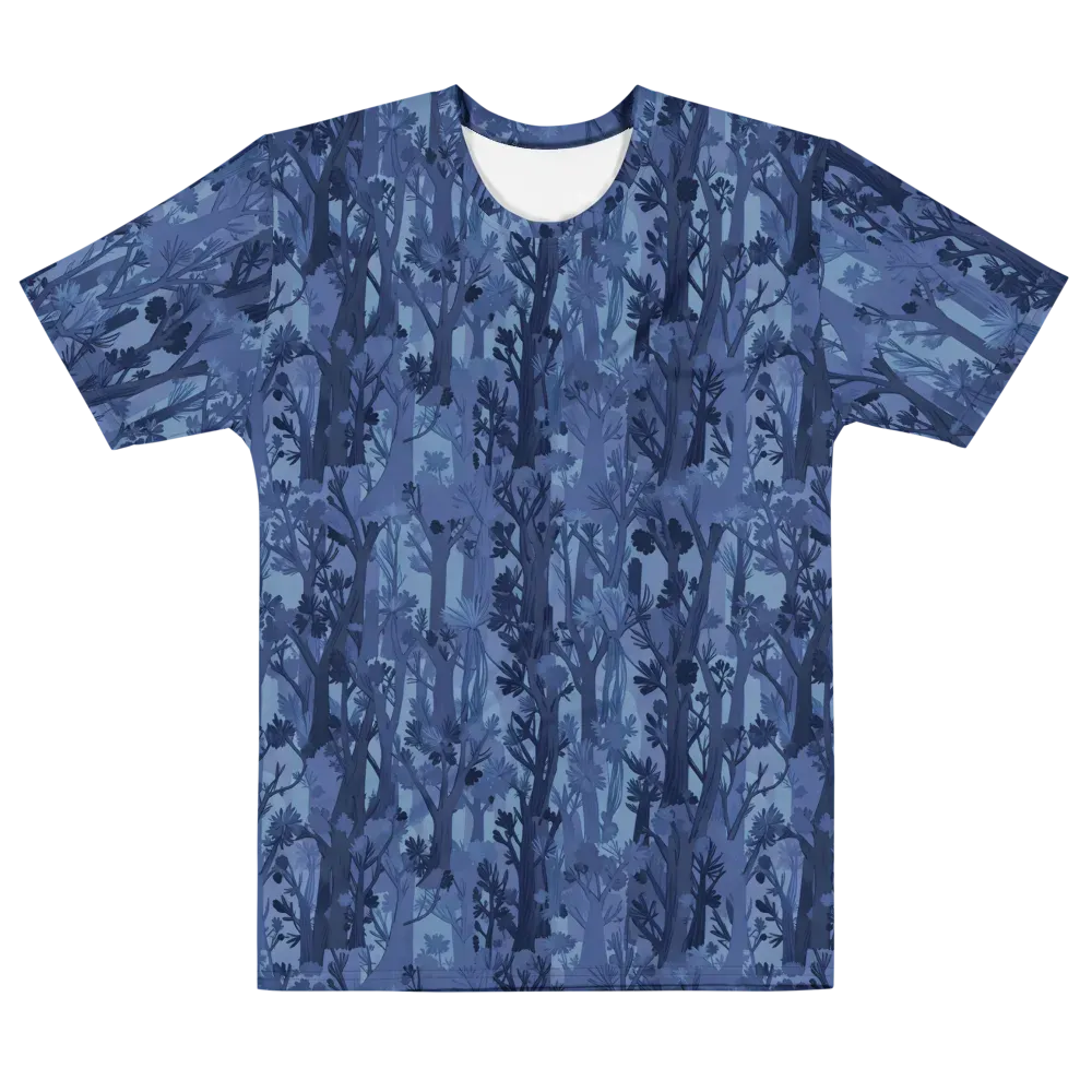 Moonlit Grove on Men's Cotton Crew Neck T-Shirt — Front