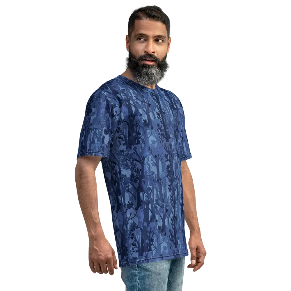 Moonlit Grove on Men's Crew Neck T-Shirt — Right