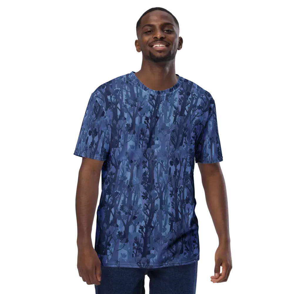 Moonlit Grove on Men's Crew Neck T-Shirt — Front