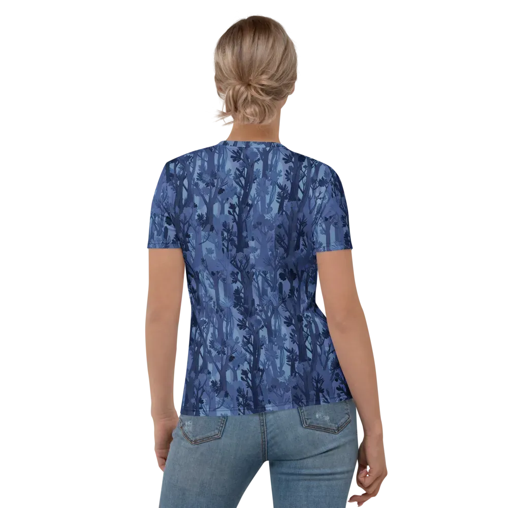 Moonlit Grove on Women's Crew Neck T-Shirt — Back