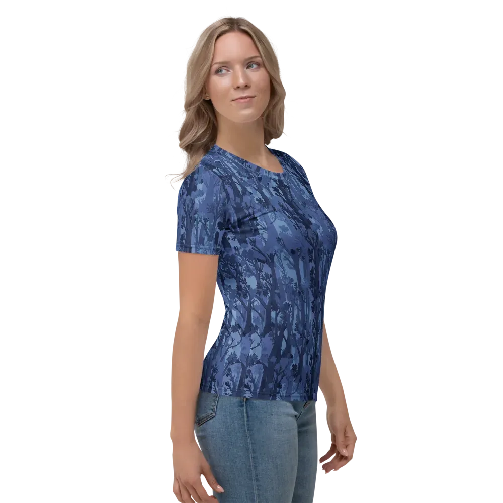 Moonlit Grove on Women's Crew Neck T-Shirt — Right