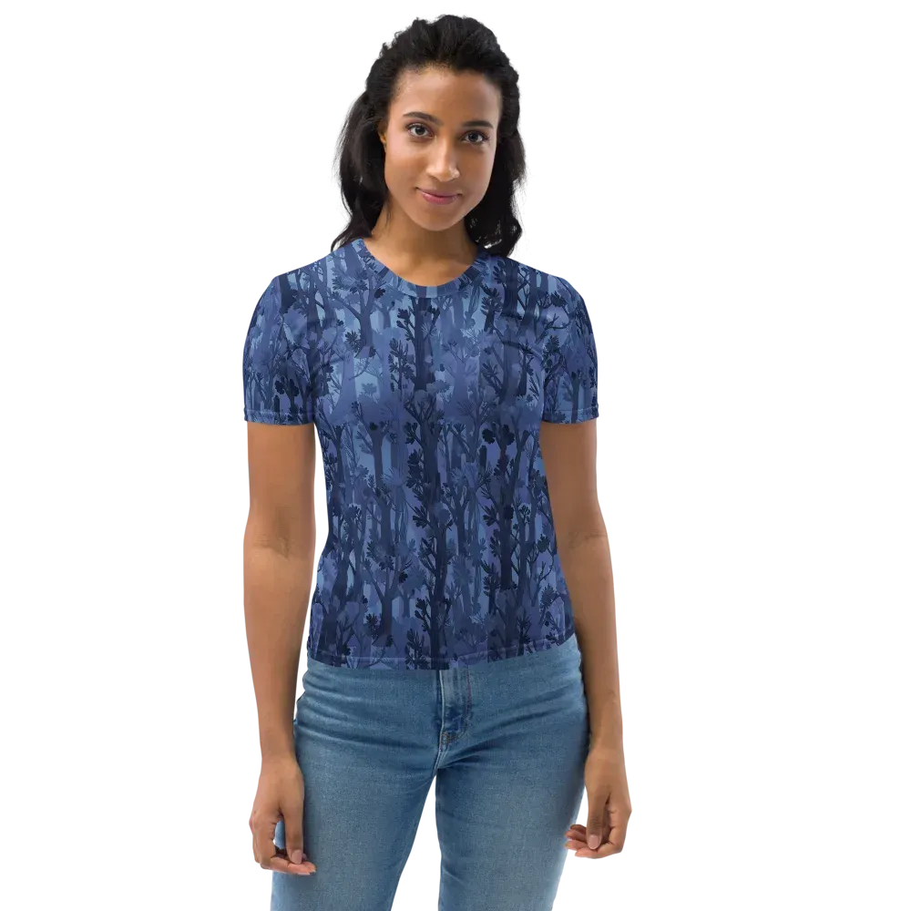 Moonlit Grove on Women's Crew Neck T-Shirt — Front