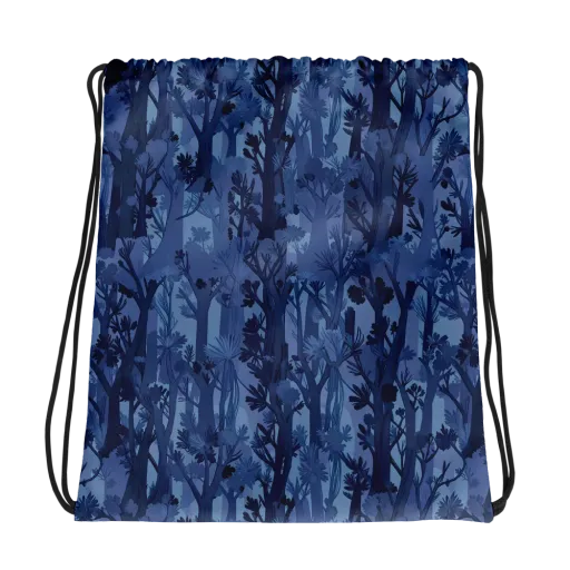 Moonlit Grove on a Drawstring Bag