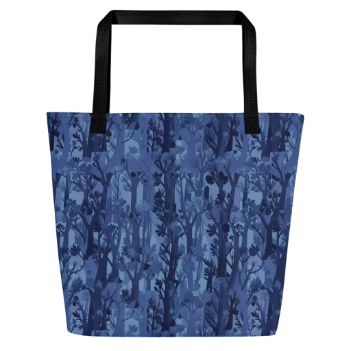 Moonlit Grove on a Large Tote Bag W/ Pocket