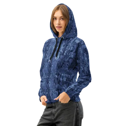 Moonlit Grove on a Cotton Hoodie