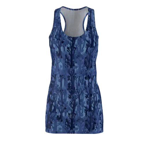 Moonlit Grove on a Racerback Dress