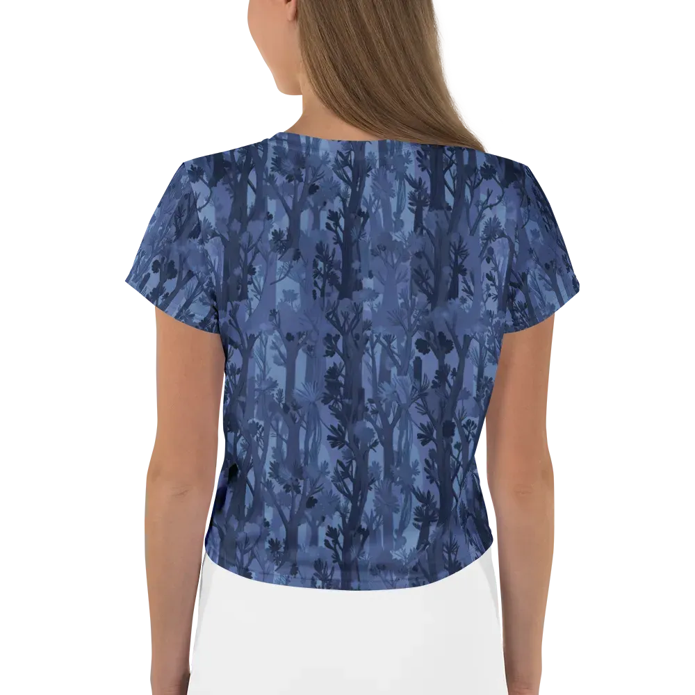 Moonlit Grove on Crop Tee — Back