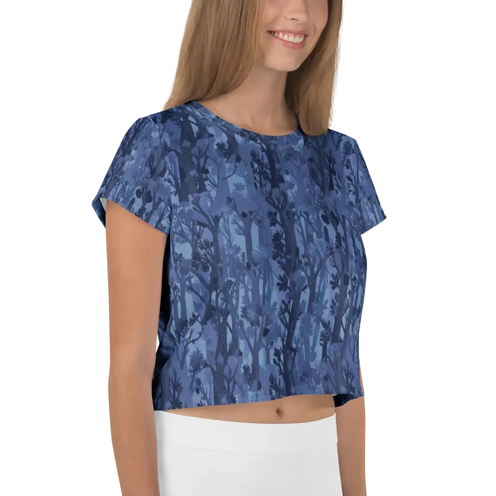 Moonlit Grove on Crop Tee — Right