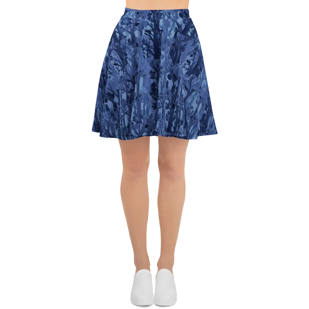 Moonlit Grove on Skater Skirt — Front