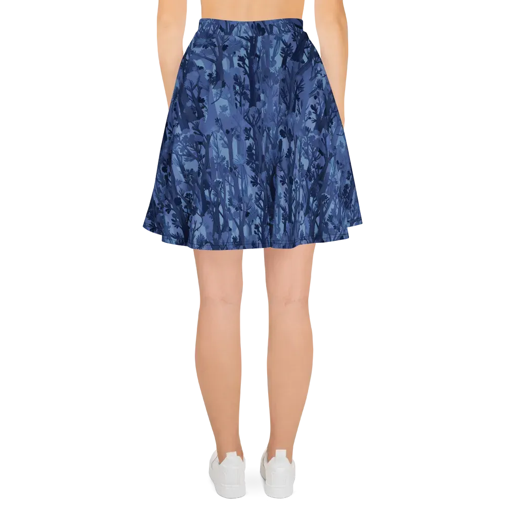 Moonlit Grove on Skater Skirt — Back
