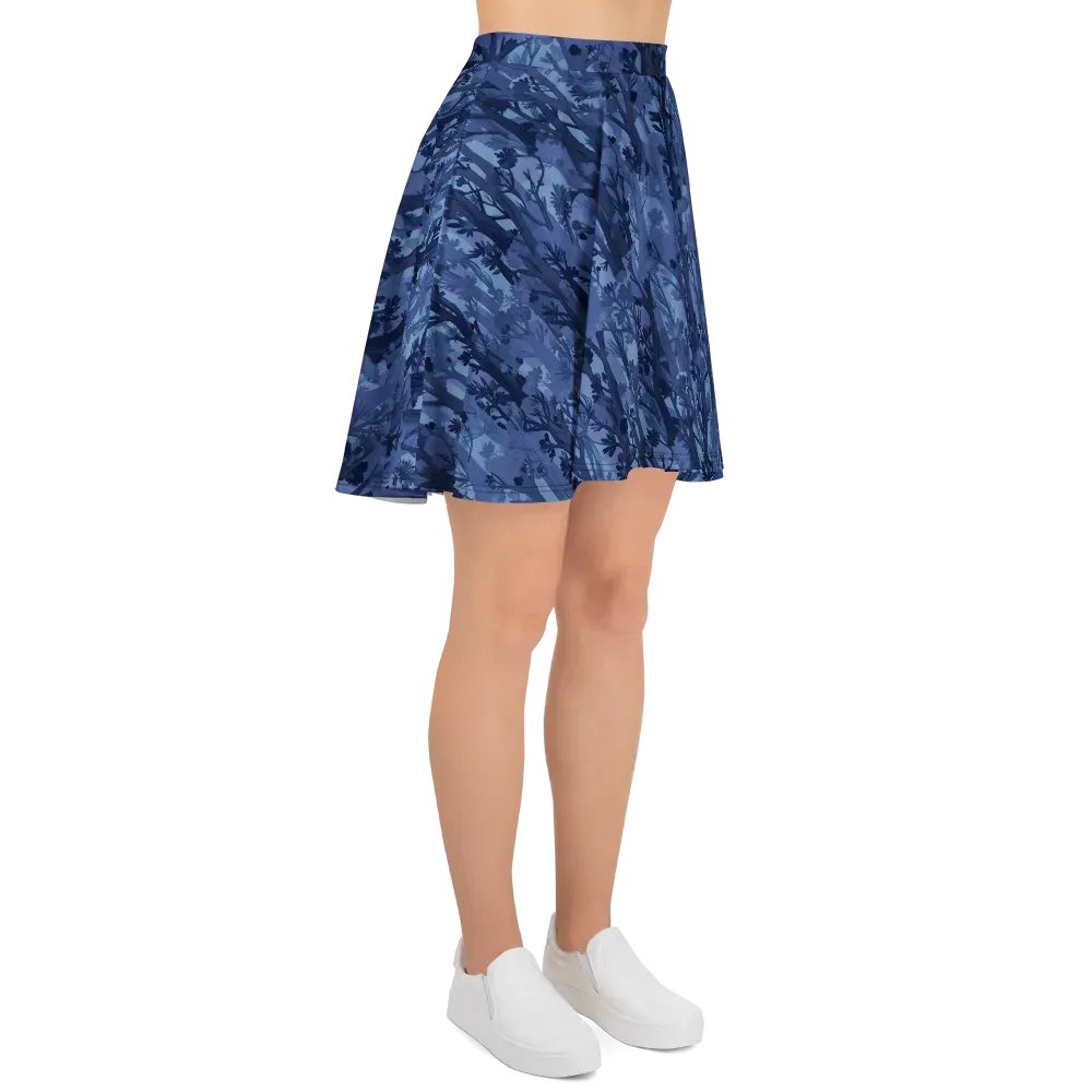 Moonlit Grove on Skater Skirt — Right