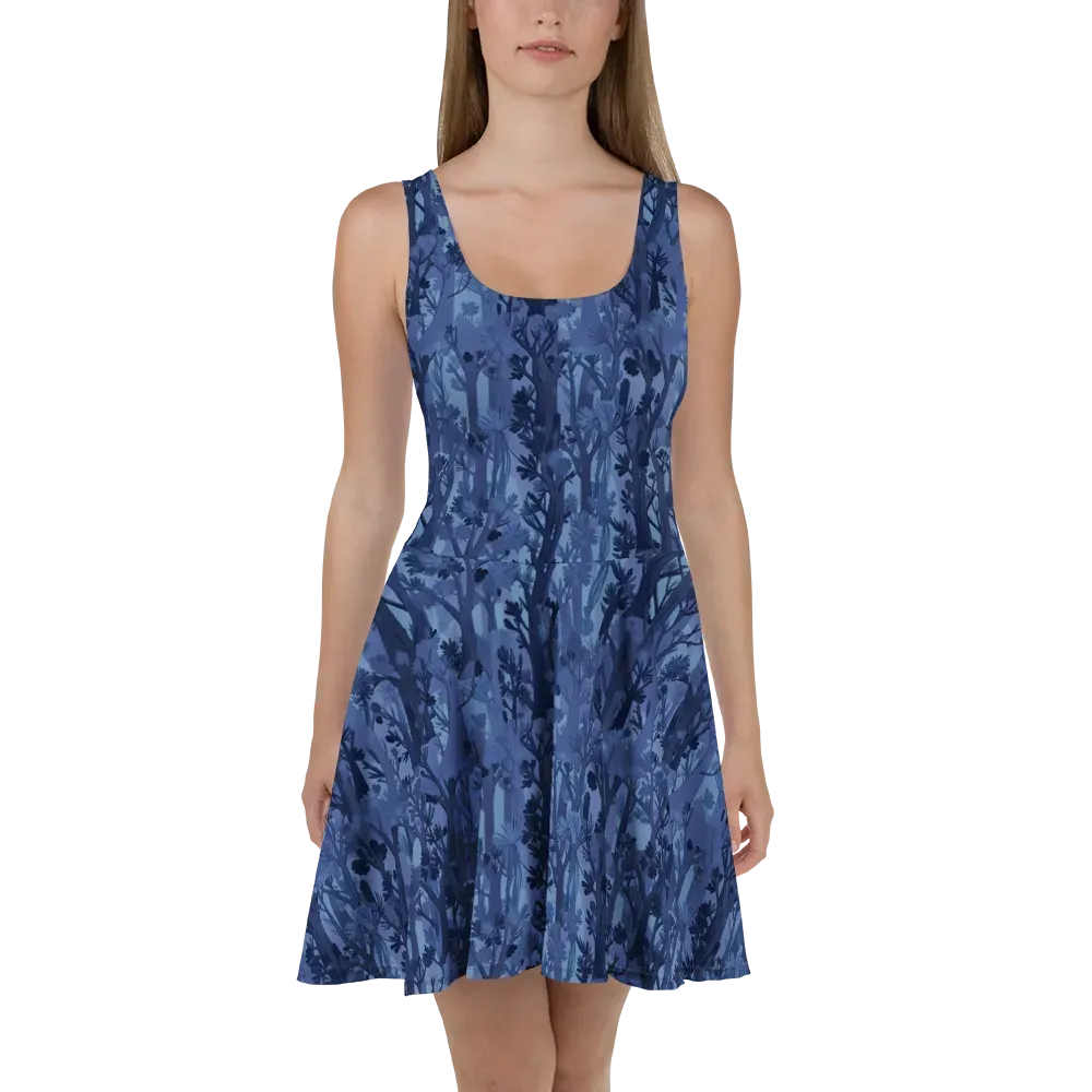 Moonlit Grove on Skater Dress — Front