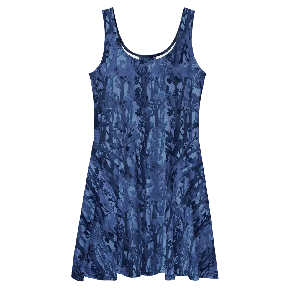 Moonlit Grove on Skater Dress — Front