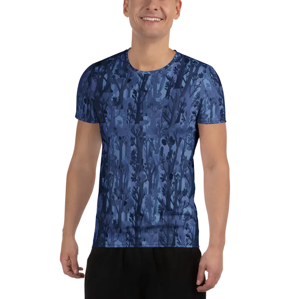 Moonlit Grove on Men's Athletic T-Shirt — Front