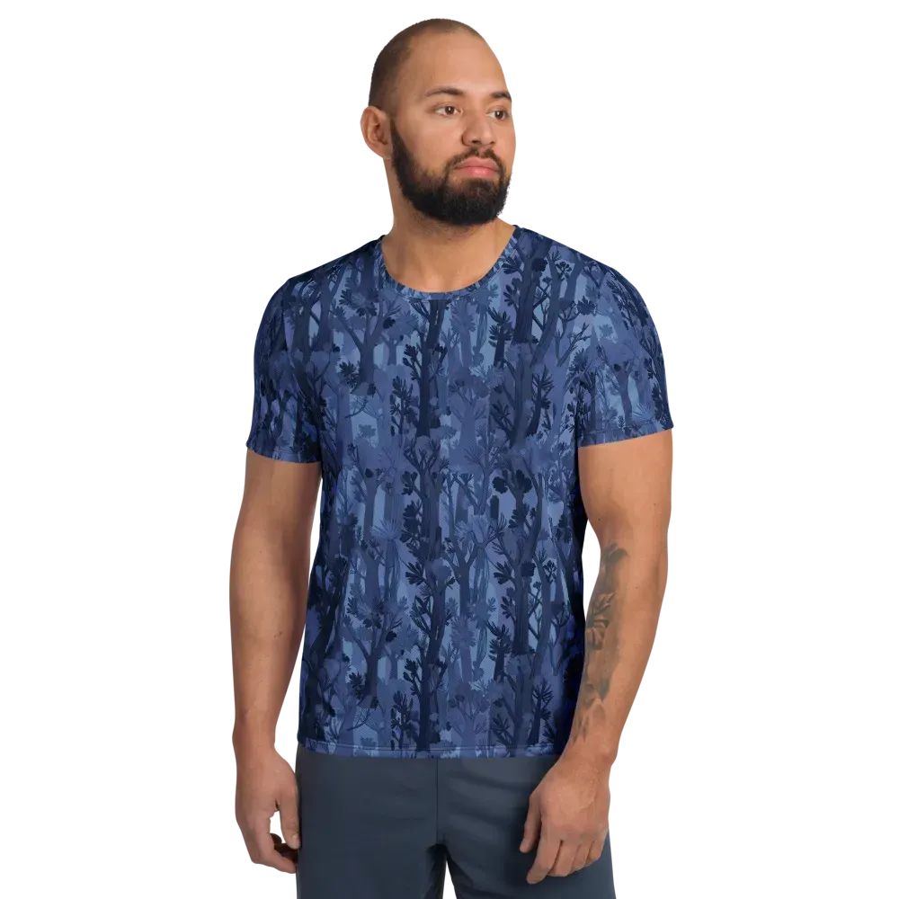 Moonlit Grove on Men's Athletic T-Shirt — Front
