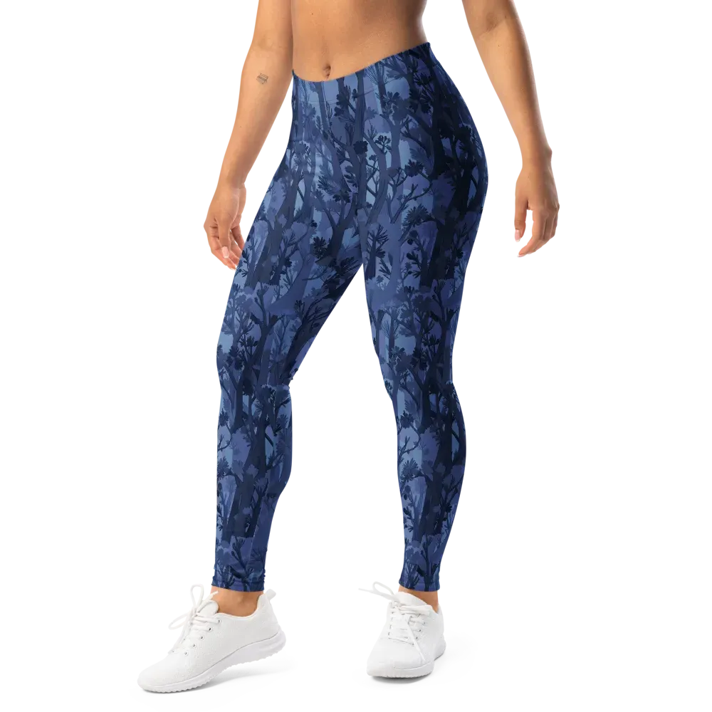 Moonlit Grove on Leggings — Left Front