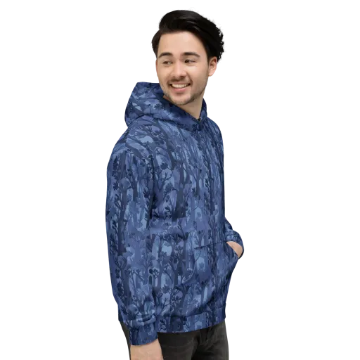 Moonlit Grove on a Hoodie