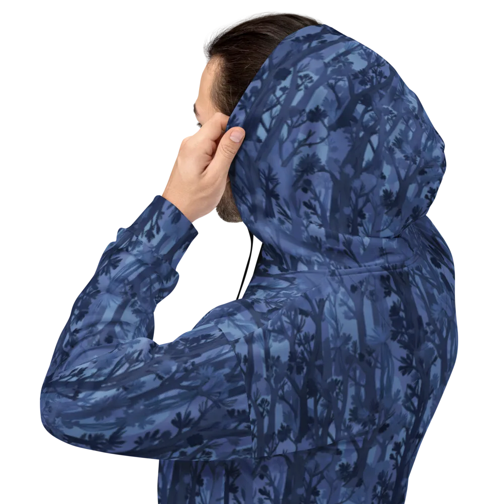 Moonlit Grove on Hoodie — Back
